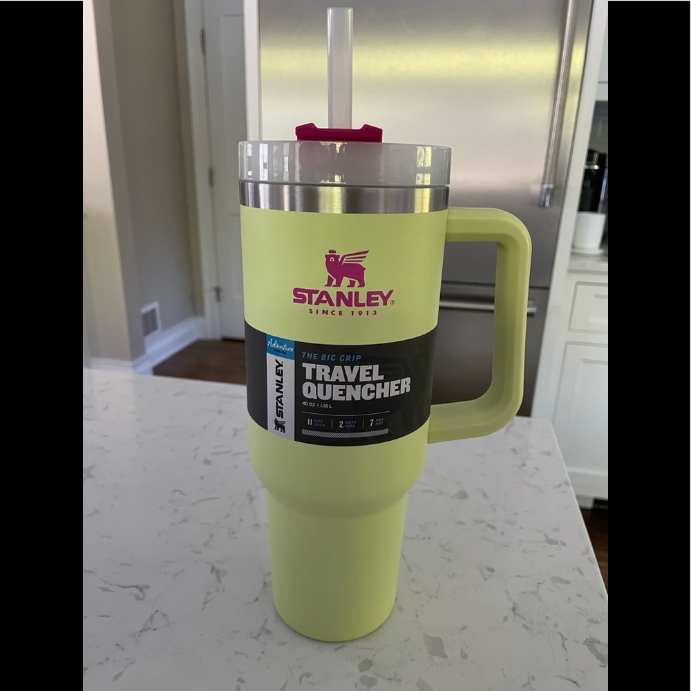 Brand New Stanley 40oz Travel Tumbler in Color Citron Mix